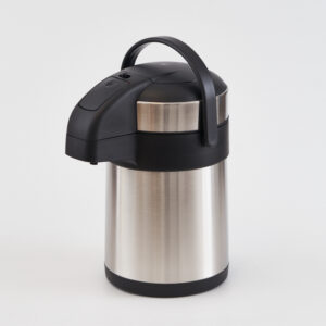 high quality double stainless steel pump airpot  24 Hour Heat Retention airpot coffee dispenser with pump