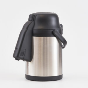 high quality double stainless steel pump airpot  24 Hour Cold Retention airpot coffee dispenser with pump