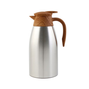 Customized Water transfer printing  grain Thermos Insulated  Vacuum Flasks Double Walled Stainless Steel Thermos Insulation Hot Coffee Water Tea Pot Kettle White Thermal Jug