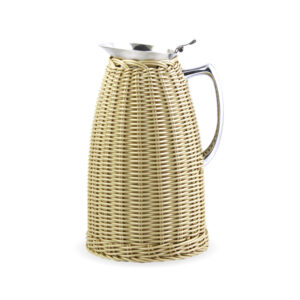 Woven Rattan  stainless steel water jug  for tea or cold water